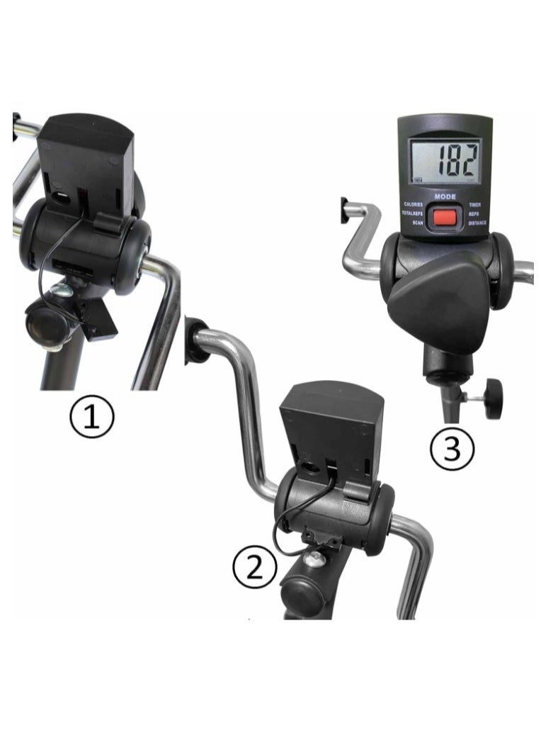 RION Pedal Exerciser Bike for Seniors Portable Cycle Machine for Arms and Legs Knee with LCD Monitor Counter Physical Peddler Exercise Equipment Upper and Lower Limb Trainer for Great Gift Elderly Home Gym - Image 5